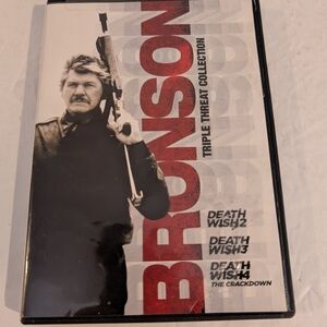 Bronson Triple Threat Collection DVD, Death Wish 2,3,4 The Crackdown